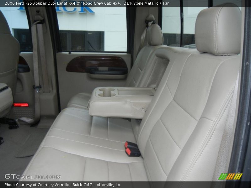 Dark Stone Metallic / Tan 2006 Ford F250 Super Duty Lariat FX4 Off Road Crew Cab 4x4