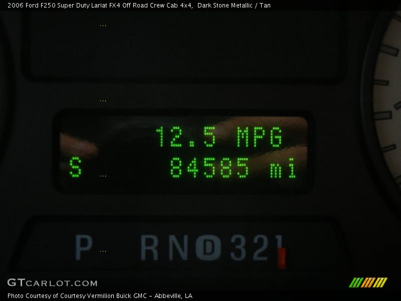 Dark Stone Metallic / Tan 2006 Ford F250 Super Duty Lariat FX4 Off Road Crew Cab 4x4