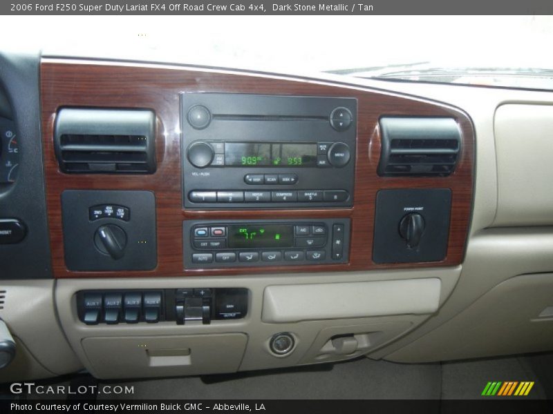 Dark Stone Metallic / Tan 2006 Ford F250 Super Duty Lariat FX4 Off Road Crew Cab 4x4