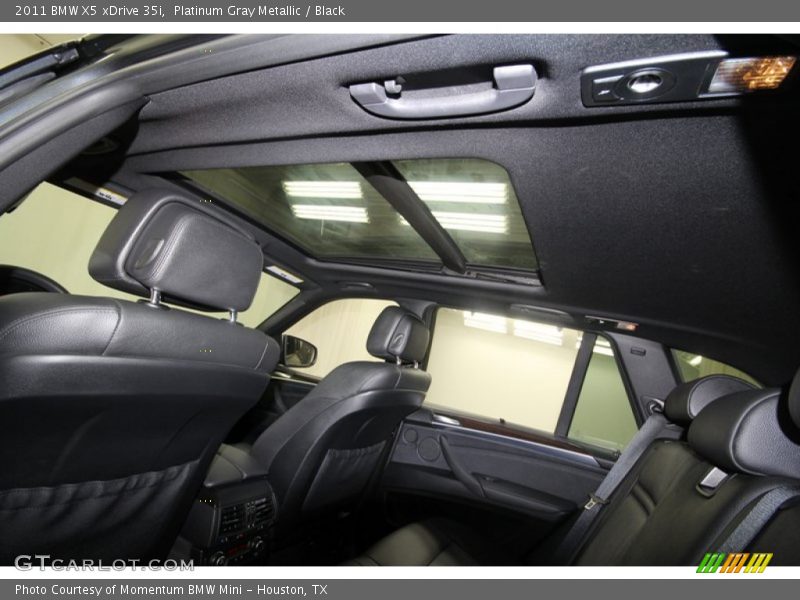 Platinum Gray Metallic / Black 2011 BMW X5 xDrive 35i