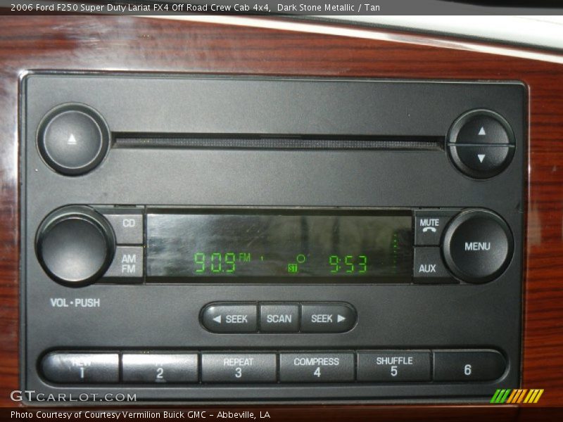 Audio System of 2006 F250 Super Duty Lariat FX4 Off Road Crew Cab 4x4