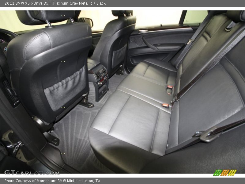 Platinum Gray Metallic / Black 2011 BMW X5 xDrive 35i