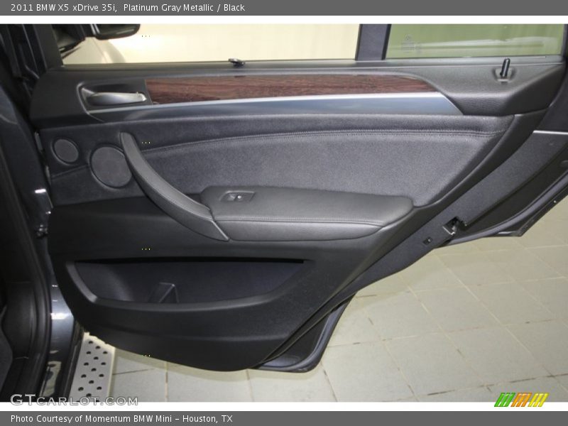 Platinum Gray Metallic / Black 2011 BMW X5 xDrive 35i