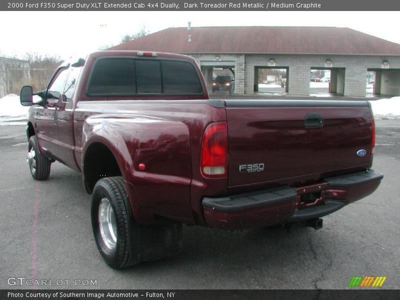 2000 F350 Super Duty XLT Extended Cab 4x4 Dually Dark Toreador Red Metallic
