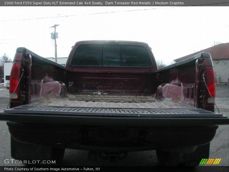 Dark Toreador Red Metallic / Medium Graphite 2000 Ford F350 Super Duty XLT Extended Cab 4x4 Dually