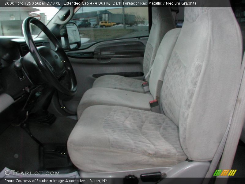 Dark Toreador Red Metallic / Medium Graphite 2000 Ford F350 Super Duty XLT Extended Cab 4x4 Dually