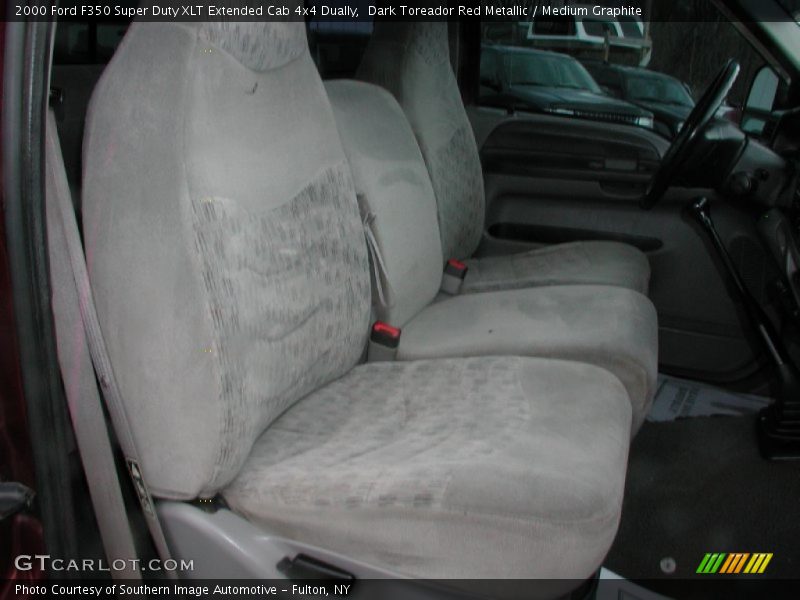 Dark Toreador Red Metallic / Medium Graphite 2000 Ford F350 Super Duty XLT Extended Cab 4x4 Dually