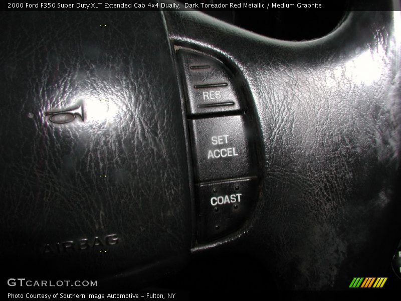 Dark Toreador Red Metallic / Medium Graphite 2000 Ford F350 Super Duty XLT Extended Cab 4x4 Dually