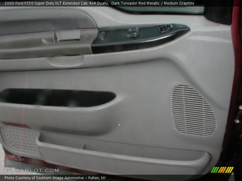 Dark Toreador Red Metallic / Medium Graphite 2000 Ford F350 Super Duty XLT Extended Cab 4x4 Dually