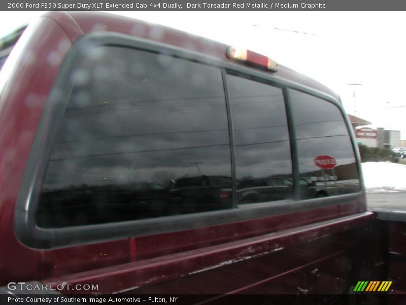 Dark Toreador Red Metallic / Medium Graphite 2000 Ford F350 Super Duty XLT Extended Cab 4x4 Dually