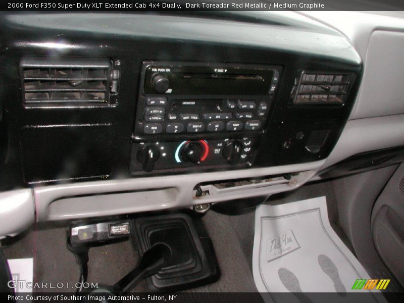 Dark Toreador Red Metallic / Medium Graphite 2000 Ford F350 Super Duty XLT Extended Cab 4x4 Dually