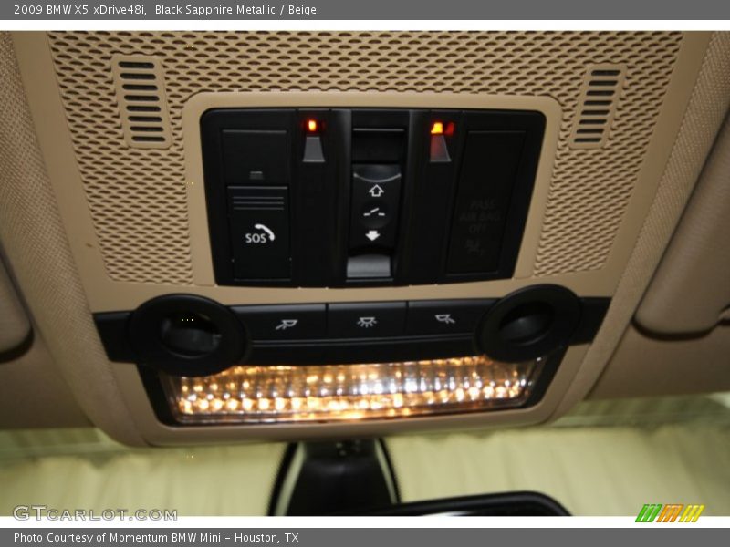 Black Sapphire Metallic / Beige 2009 BMW X5 xDrive48i