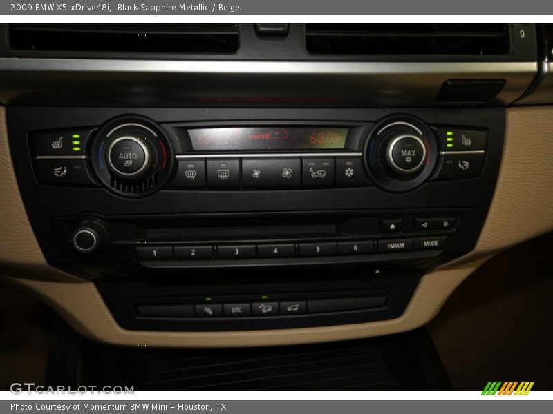 Black Sapphire Metallic / Beige 2009 BMW X5 xDrive48i