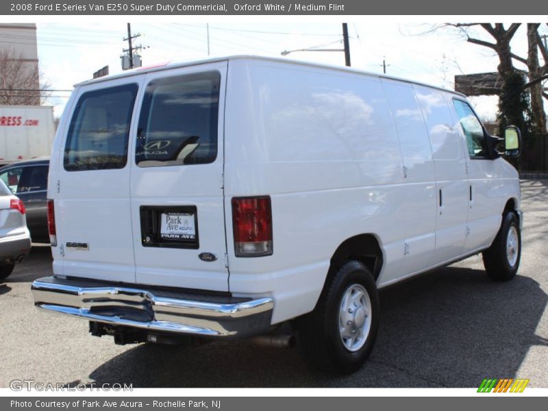 Oxford White / Medium Flint 2008 Ford E Series Van E250 Super Duty Commericial