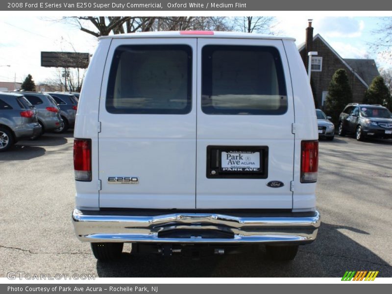 Oxford White / Medium Flint 2008 Ford E Series Van E250 Super Duty Commericial