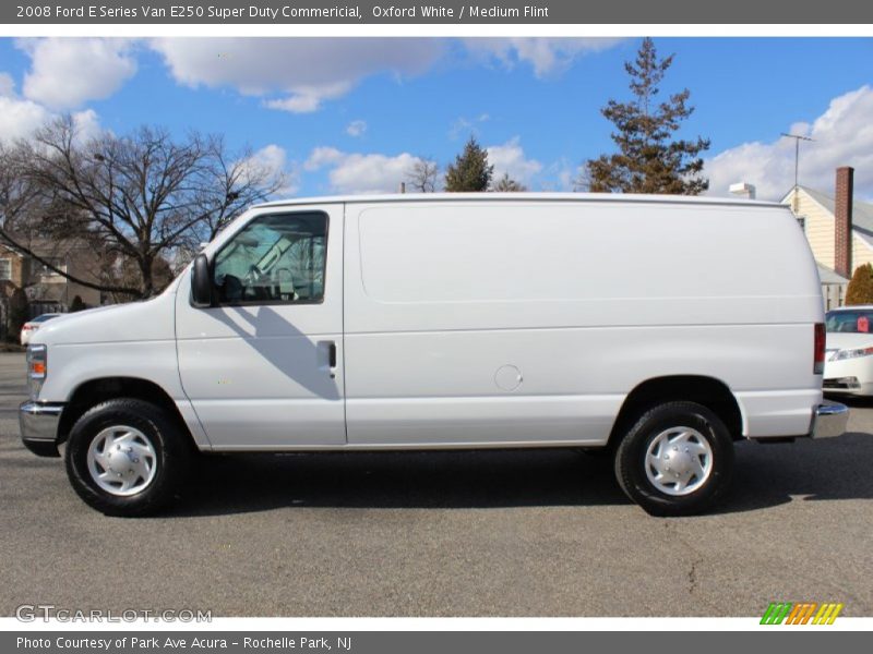 Oxford White / Medium Flint 2008 Ford E Series Van E250 Super Duty Commericial