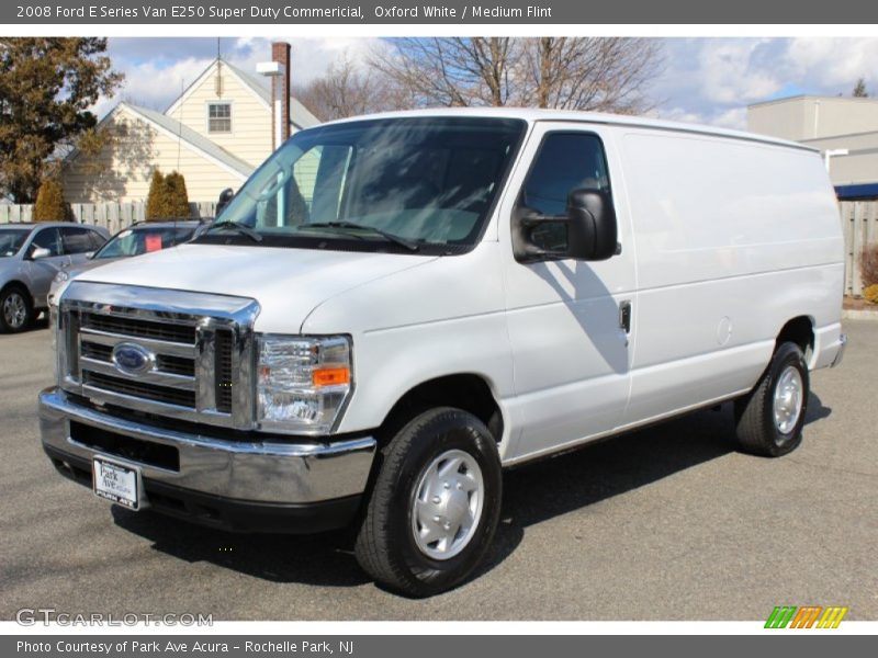 Oxford White / Medium Flint 2008 Ford E Series Van E250 Super Duty Commericial