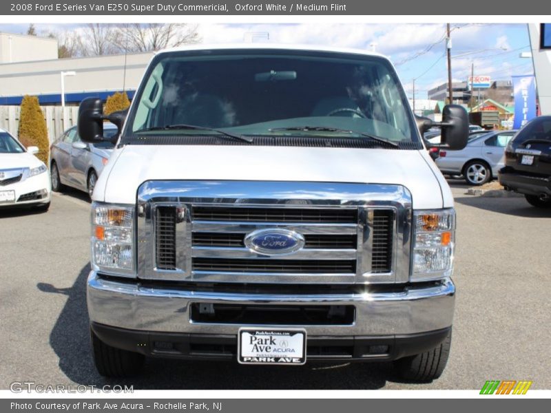 Oxford White / Medium Flint 2008 Ford E Series Van E250 Super Duty Commericial