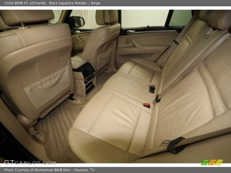 Black Sapphire Metallic / Beige 2009 BMW X5 xDrive48i