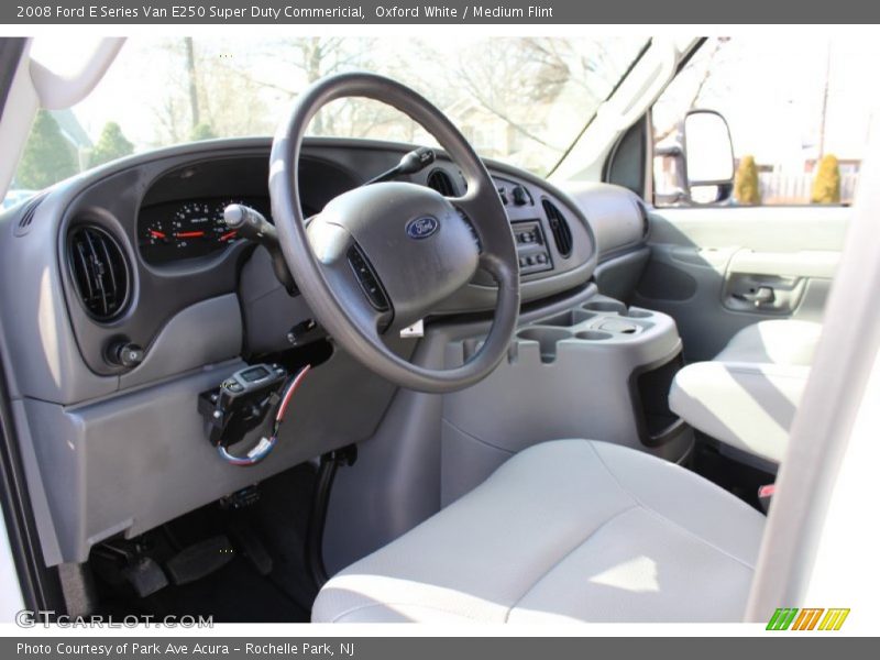 Oxford White / Medium Flint 2008 Ford E Series Van E250 Super Duty Commericial