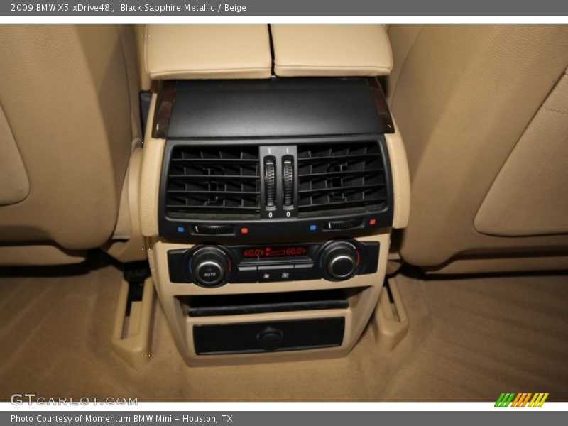 Black Sapphire Metallic / Beige 2009 BMW X5 xDrive48i