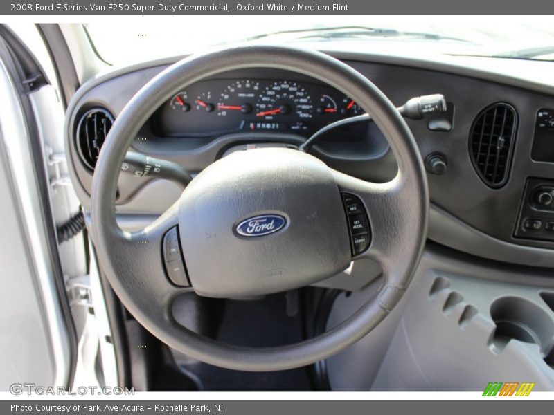 Oxford White / Medium Flint 2008 Ford E Series Van E250 Super Duty Commericial