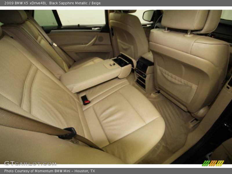 Black Sapphire Metallic / Beige 2009 BMW X5 xDrive48i