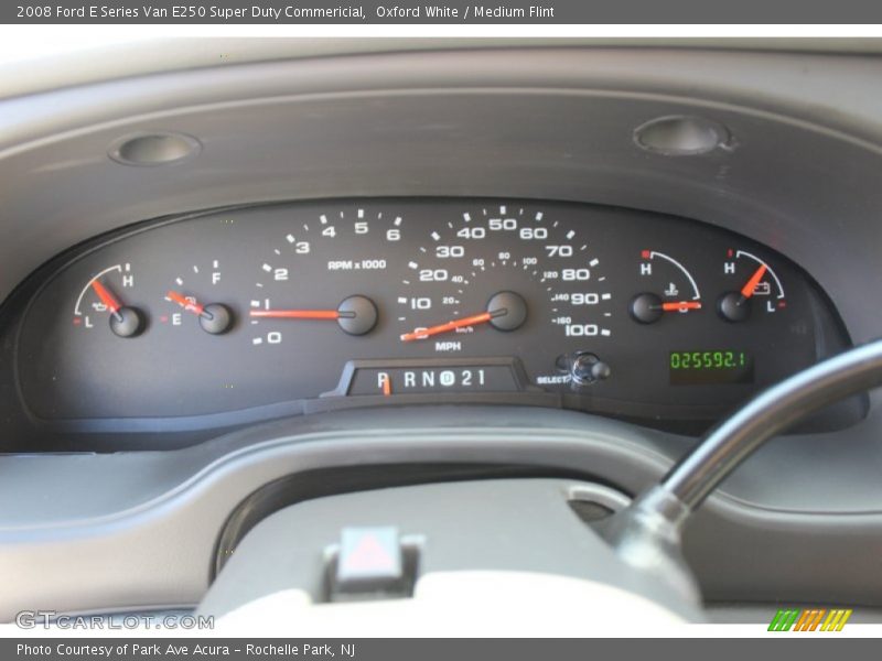 Oxford White / Medium Flint 2008 Ford E Series Van E250 Super Duty Commericial