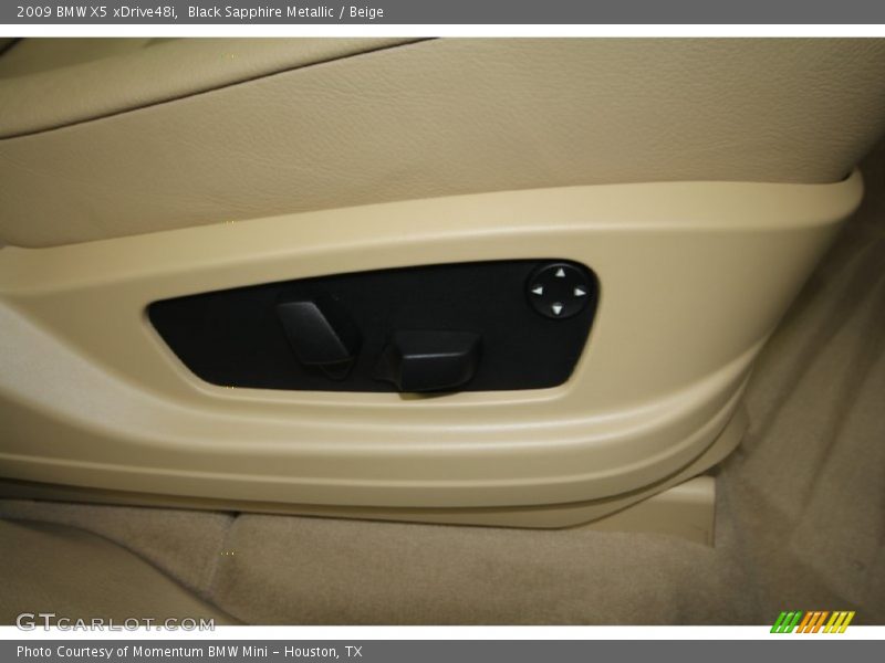 Black Sapphire Metallic / Beige 2009 BMW X5 xDrive48i