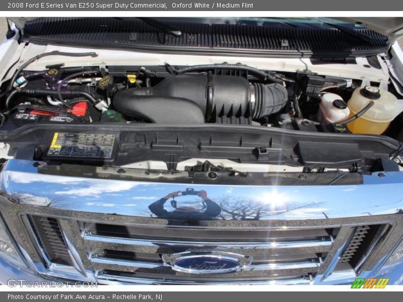 Oxford White / Medium Flint 2008 Ford E Series Van E250 Super Duty Commericial