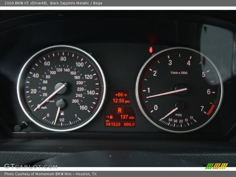  2009 X5 xDrive48i xDrive48i Gauges