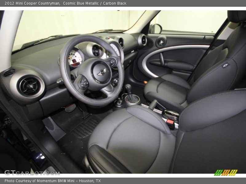  2012 Cooper Countryman Carbon Black Interior