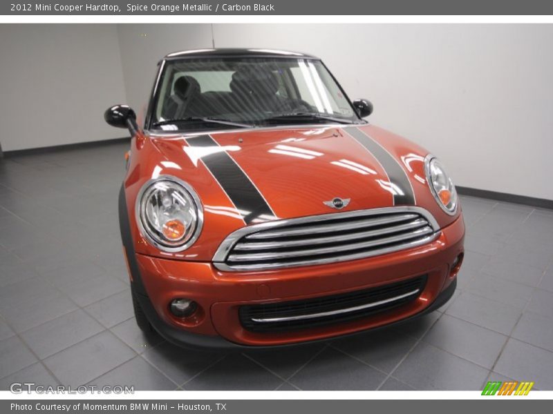 Spice Orange Metallic / Carbon Black 2012 Mini Cooper Hardtop