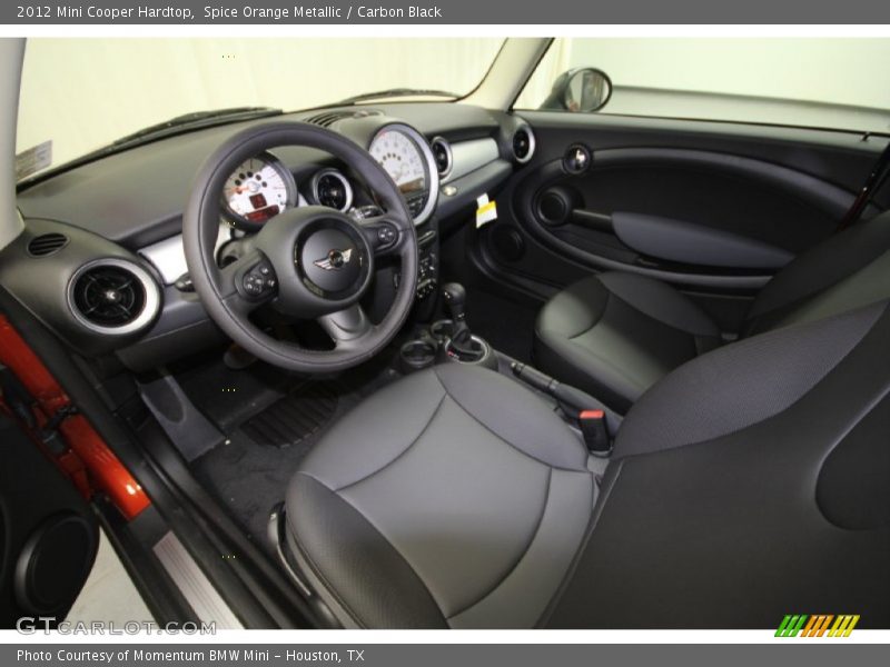  2012 Cooper Hardtop Carbon Black Interior