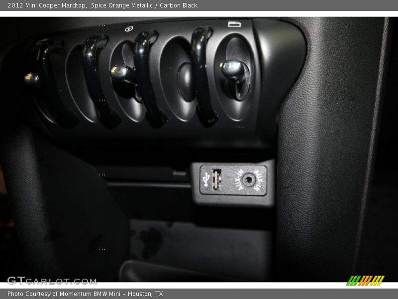 Spice Orange Metallic / Carbon Black 2012 Mini Cooper Hardtop