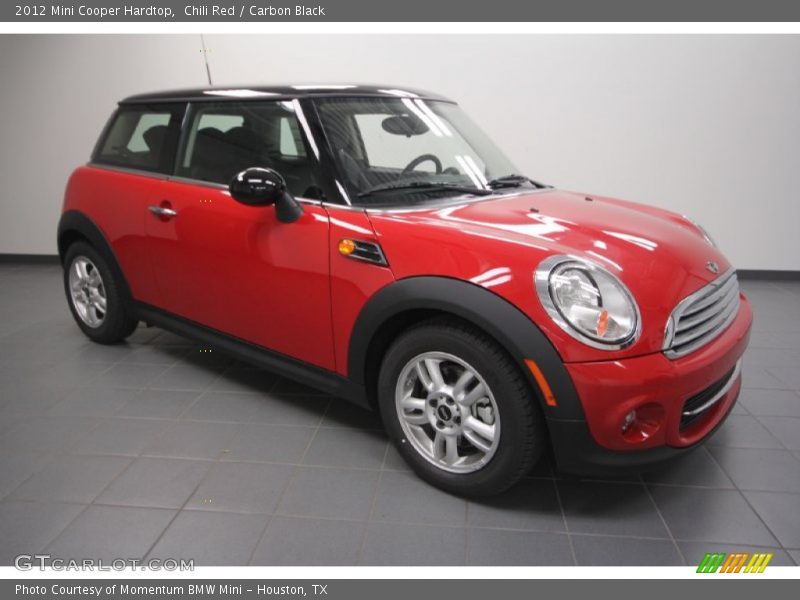Chili Red / Carbon Black 2012 Mini Cooper Hardtop
