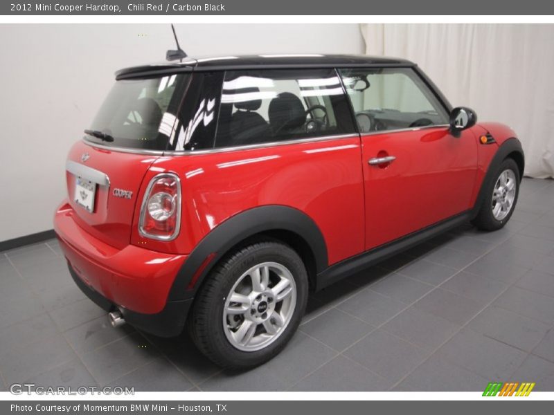 Chili Red / Carbon Black 2012 Mini Cooper Hardtop