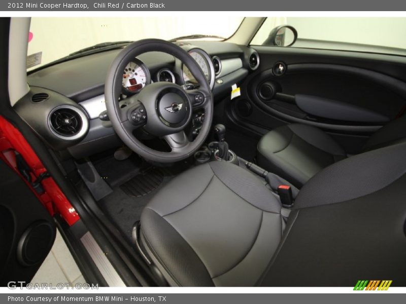 2012 Cooper Hardtop Carbon Black Interior