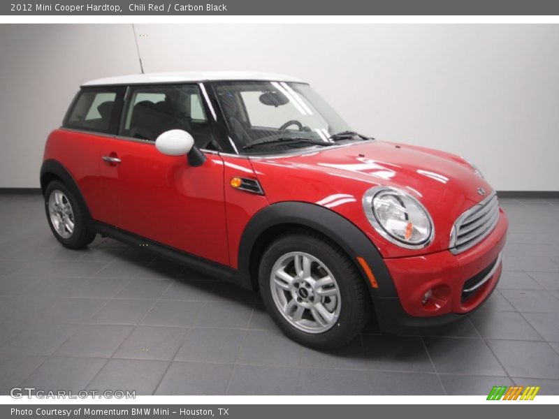 Chili Red / Carbon Black 2012 Mini Cooper Hardtop
