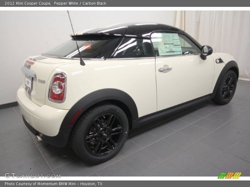 Pepper White / Carbon Black 2012 Mini Cooper Coupe