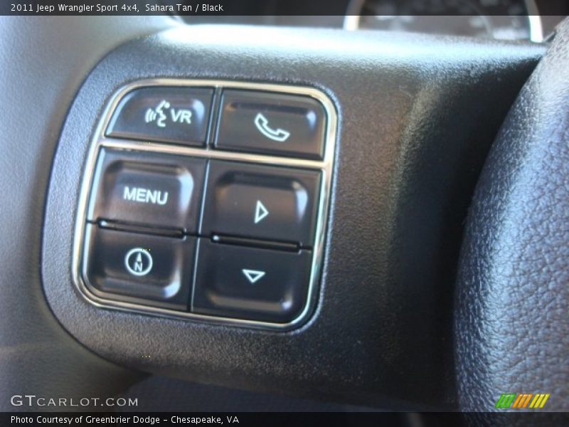 Sahara Tan / Black 2011 Jeep Wrangler Sport 4x4