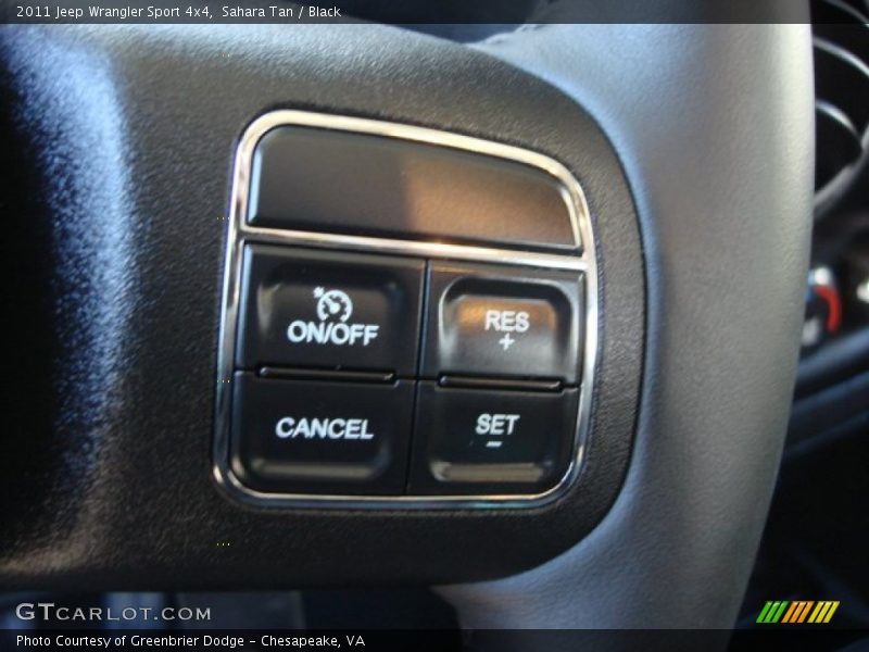 Sahara Tan / Black 2011 Jeep Wrangler Sport 4x4