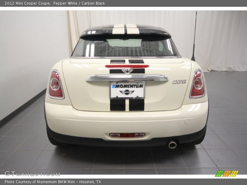 Pepper White / Carbon Black 2012 Mini Cooper Coupe