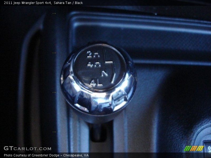 Sahara Tan / Black 2011 Jeep Wrangler Sport 4x4