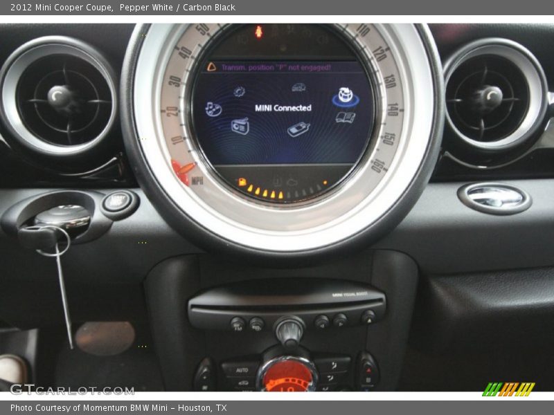 Pepper White / Carbon Black 2012 Mini Cooper Coupe