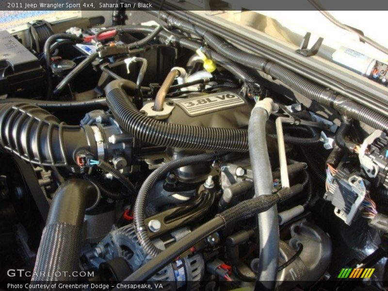 Sahara Tan / Black 2011 Jeep Wrangler Sport 4x4