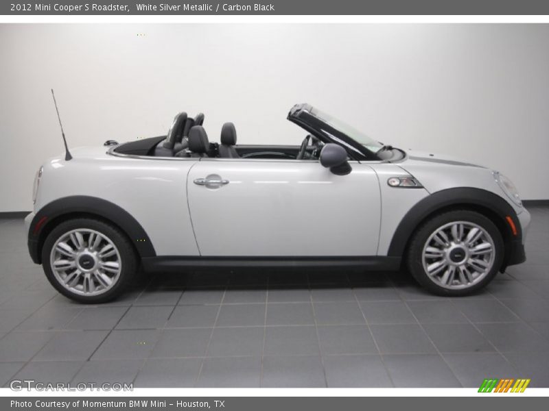  2012 Cooper S Roadster White Silver Metallic