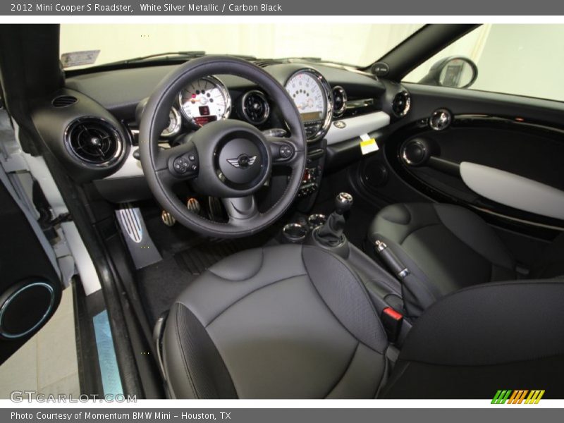  2012 Cooper S Roadster Carbon Black Interior