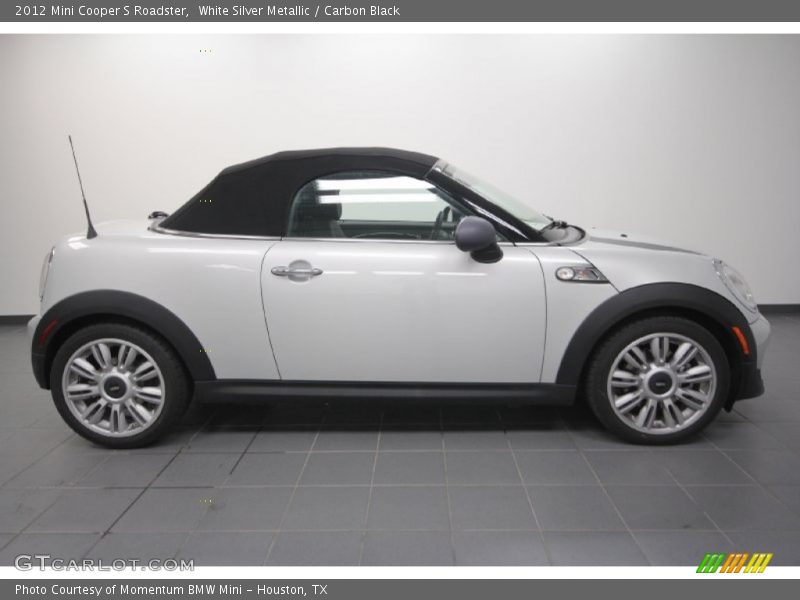  2012 Cooper S Roadster White Silver Metallic