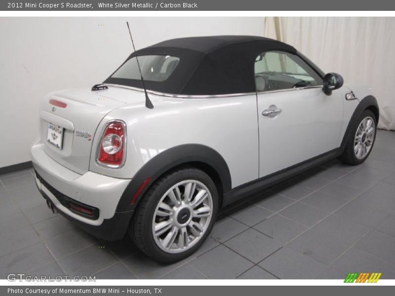 White Silver Metallic / Carbon Black 2012 Mini Cooper S Roadster